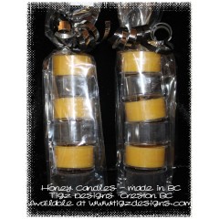 Beeswax Tealight Tower | 6 Tealights 